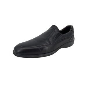 Bruno Magli Mens Black Leather Slip On Loafer Dress Shoes Italian 10.5